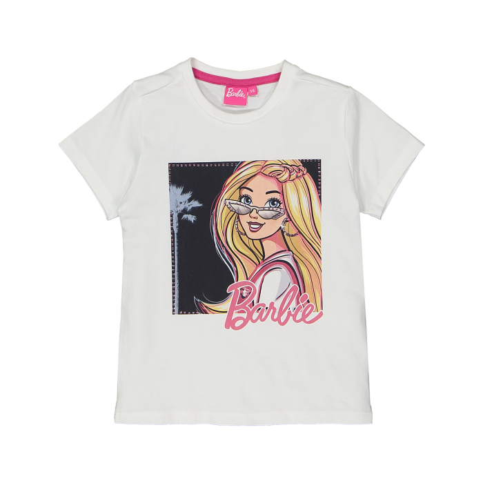 T-shirt BARBIE girocollo maniche corte per ragazza