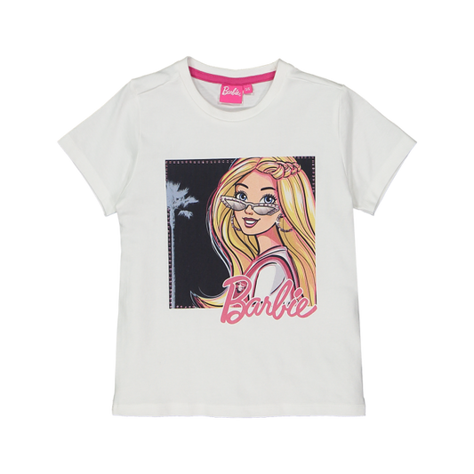 T-shirt BARBIE girocollo maniche corte per ragazza