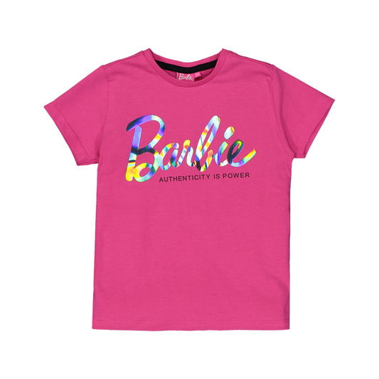 T-shirt BARBIE girocollo maniche corte per ragazza