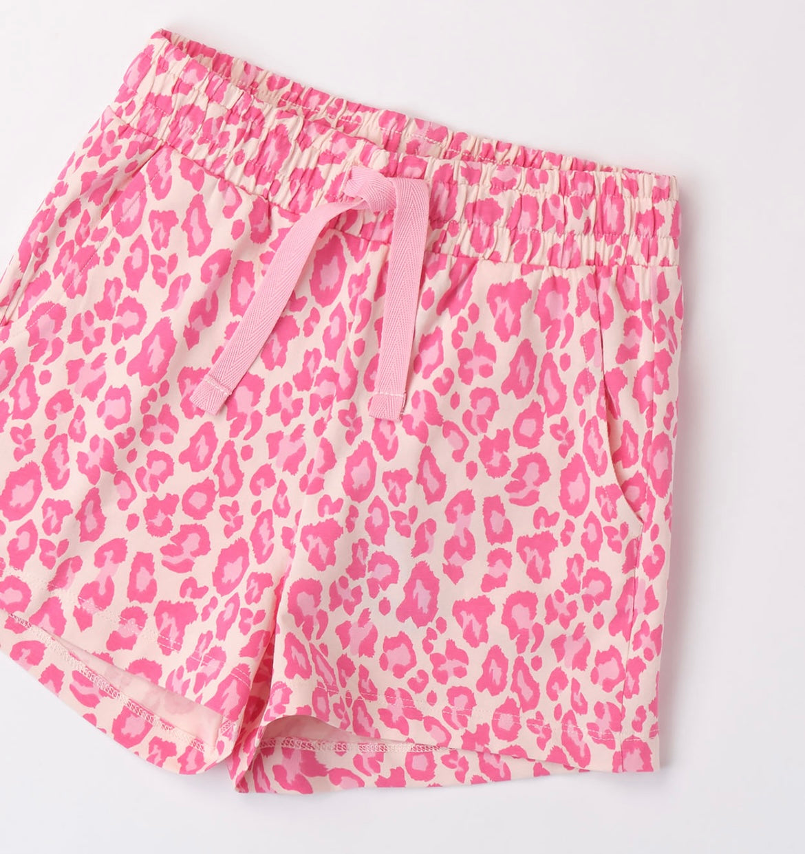 Shorts per ragazza animalier