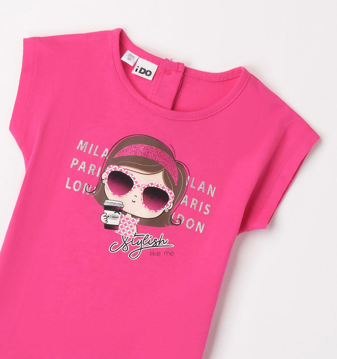 T-shirt iDO manica corta per bambina