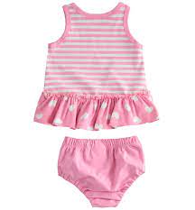 Abito neonata mare con pesciolino linea beachwear da 1 a 24 mesi iDO - Solletico