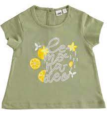 T-shirt bambina maniche corte con stampa grafica da 6 mesi a 8 anni iDO