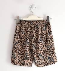 Shorts bambina in 100% viscosa varie fantasie da 8 a 16 anni iDO