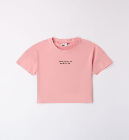 T-shirt rosa per ragazza