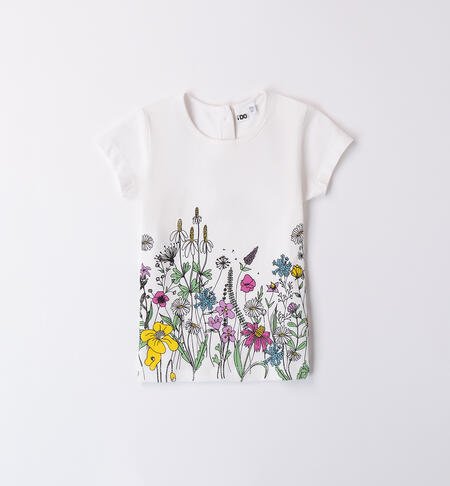 T-shirt bambina con fiori - Solletico