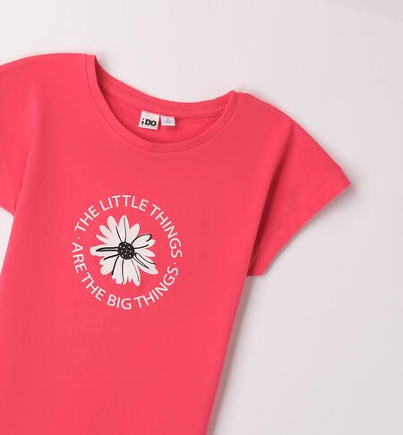 T-shirt con fiore per ragazza - Solletico